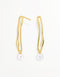 Elegant Sterling Silver & Pearl Studs for Career Woman